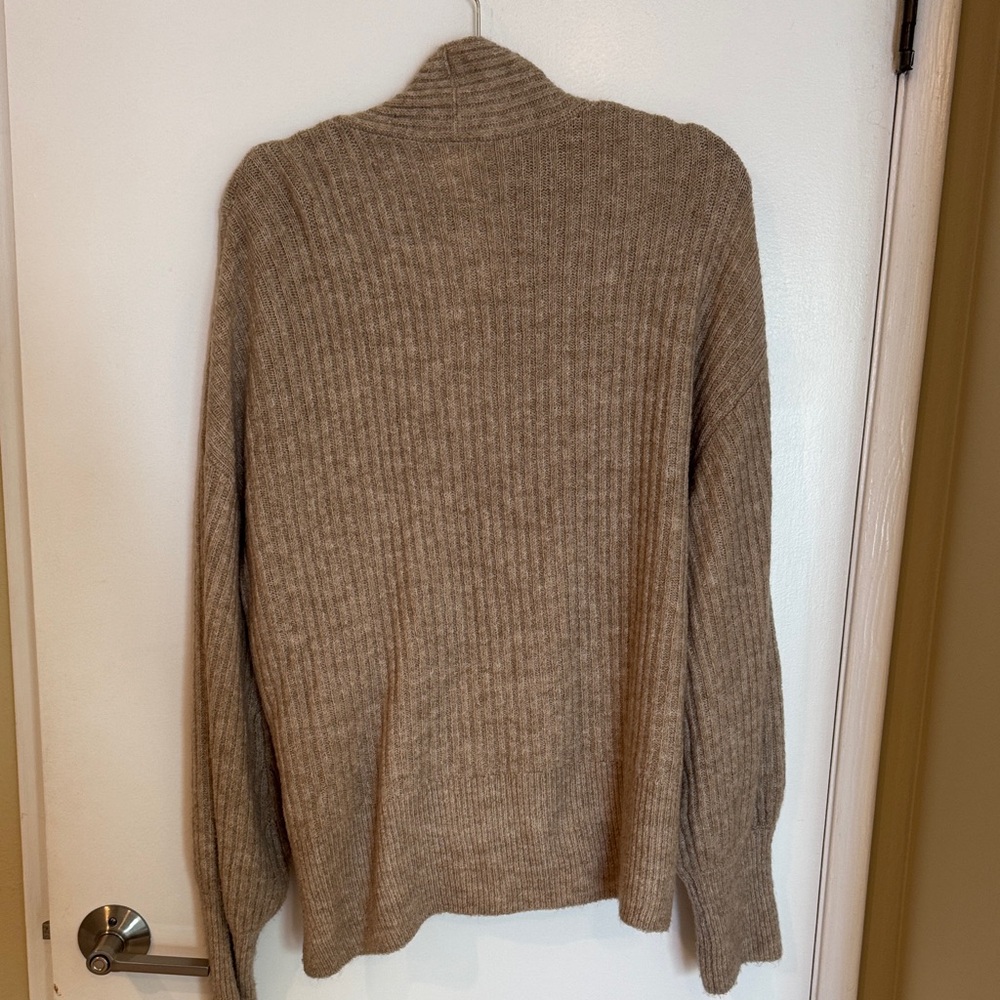 Max Studio Tan Ribbed Cardigan - Picture 7 of 7